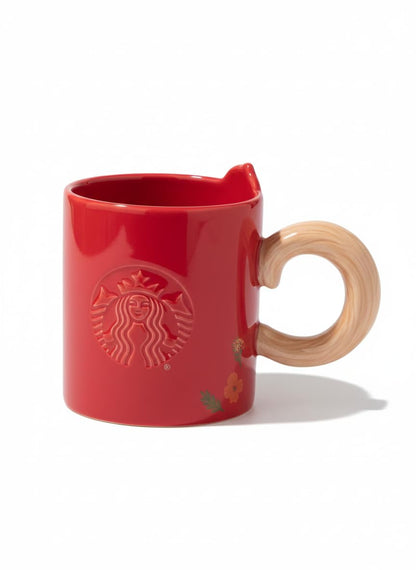 Starbucks Ceramic Mug 12 oz Year of the Horse Design | Festive Collectible Giftable Seasonal Coffee Cup