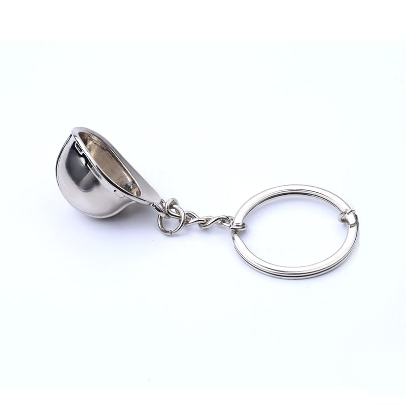 RDD 3D Metal Hard Hat Helmet Builder Construction Safety Hat Keychain Novelty