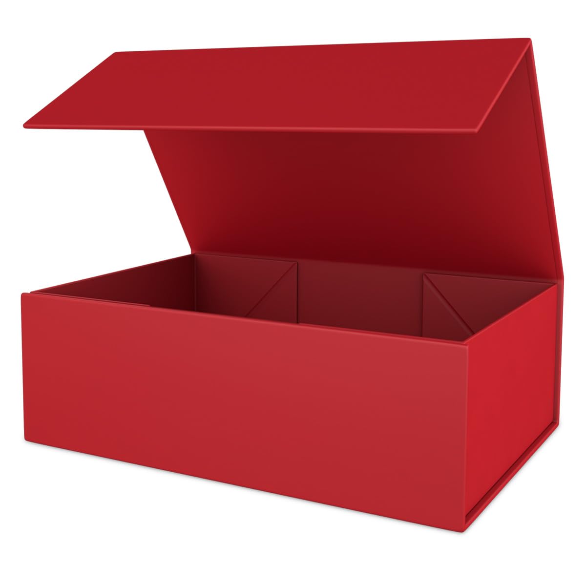 ROSTELACK Gift Box 10" x 6" x 3" with Magnetic Closure Lid Gift Boxe for Presents,Bridesmaid Gifts Boxes,Cute Box,Birthday Box,Luxury for Gift Packaging, Magnetic Gift Boxe for Wrapping Gifts(Red)