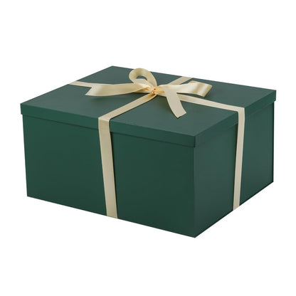 1Pcs Green Extra Large gift box with lids 16.5×13×8 Inches gift boxes for presents,Birthday Box (include Ribbon, Paper Shred Filler Gift Card & Envelopes)