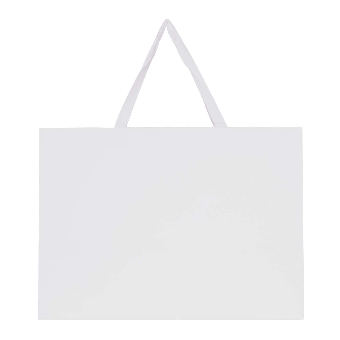 6pcs 21.7x6.1x15.7" (4) Extra Large Size, White Paper Bags, Giant Jumbo Huge XL Thick Sturdy Durable Gift bags