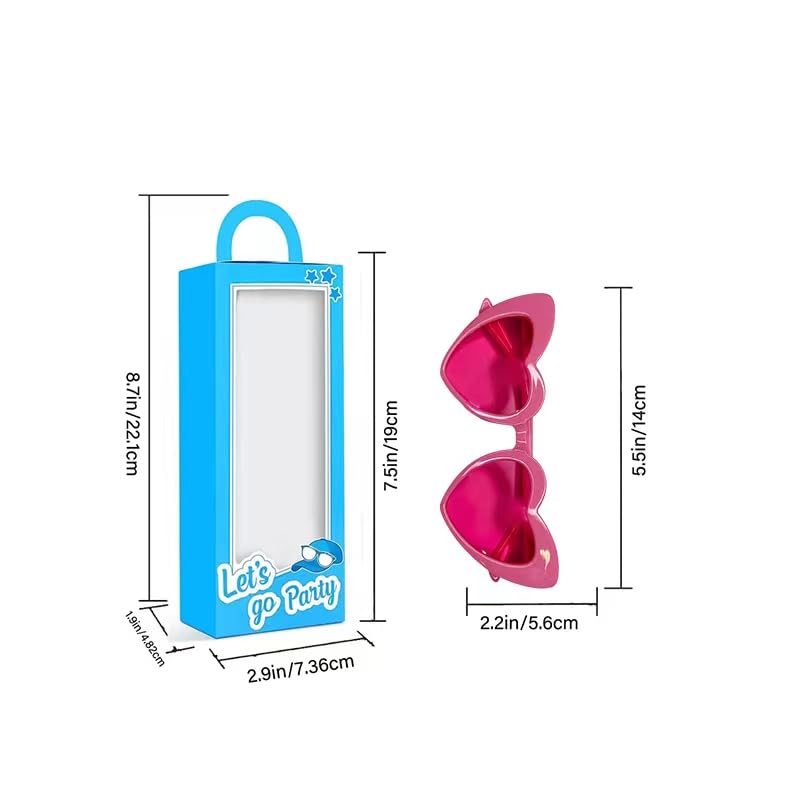 12PCS Pink+Blue Party Favor Boxes Blue Doll Gift Boxes Bachelorette Birthday Party Decoration Goodie Bag Candy Boxes for Girls and boys Birthday Party pink Birthday Bridal Shower Supplies