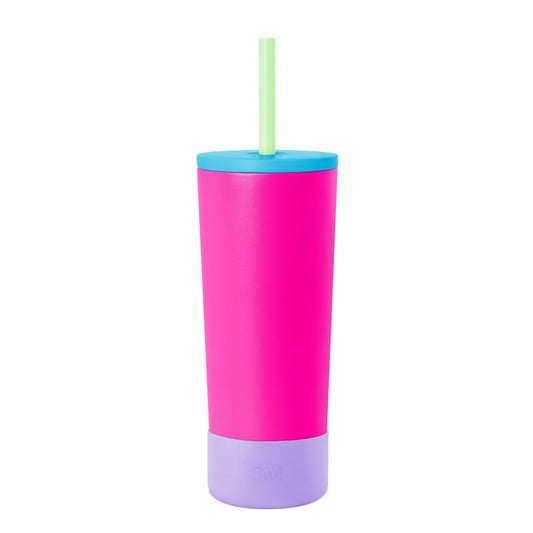 Simple Modern Classic Tumbler with Lid, Straw, & Boot | Insulated Iced Coffee Cup Reusable Stainless Steel Water Bottle Travel Mug | Gifts for Women Men Her Him | 24oz | 80s Mix