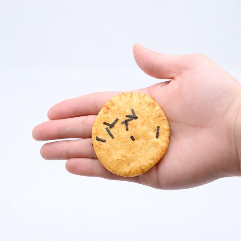 Japanese Rice Cracker Assortment Box – Traditional Senbei Snack with Soy Sauce, Seaweed, Plum & Salt flavor Authentic Japanese Confection Gift Set