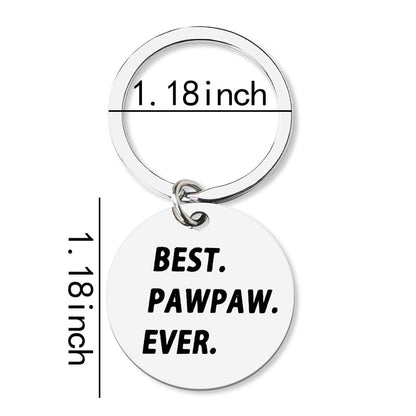 Best Pawpaw Ever Keychain Gifts for Dad Grandpa Fathers Father's Day Gift for Father Grandfather Birthday Gifts for Pawpaw Retirement Gifts for Papa Appreciation Gift for Pawpaw Gifts for Men
