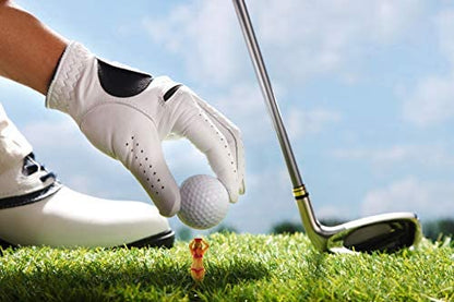 KOFULL Colored Golf Tees, 3 inch Golf Practice Novelty Tees, White Elephant Stocking Stuffer Gifts for Golfer Fun Gift, 6 Pcs