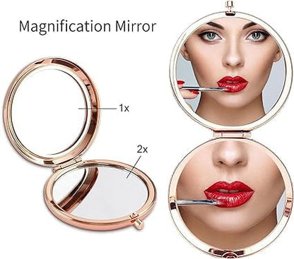 Niece Compact Mirror - Makeup Mirror Gifts for Niece from Aunt, Birthday & Christmas