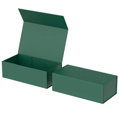 Gift Box 12" x 6" x 4",Large Gift Box with Lid, Forest Green Boxes for Presents,Birthday,Valentine's Day,Mother's Day,Christmas,Anniversary,Luxury for Gift Packaging