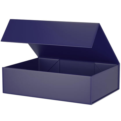 ROSTELACK Blue Gift Box 11.9" x 8.5" x 3.3" with Magnetic Closure Lid Boex for Presents,Bridesmaid Gifts Box,Cute Box,Birthday Boxs,Luxury for Gift Packaging, Magnetic Gifts Boxe for Wrapping