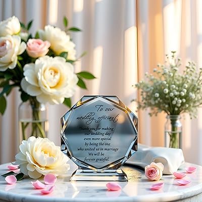 Wedding Officiant Statues - Thank You Gift for Making Our Wedding Day Special