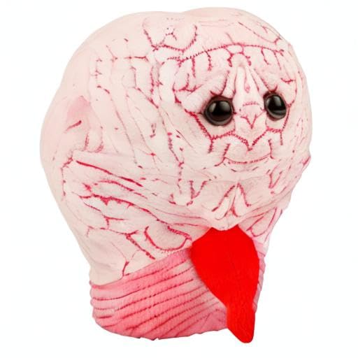 GIANT MICROBES Brain Organ Plush, Brain Model Anatomy, Psychology Gifts for Students, Medical Student Gift, Therapist Office Decor, Anatomy Models, Neuroscience Gifts, Neurology Gift