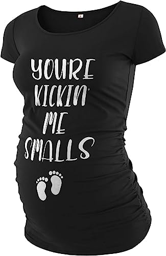 Maternity T-Shirts for Women Short Sleeve Pregnancy Shirts Bump Friendly Tops Maternity Tops Mama Tshirt Pregnancy Essentials