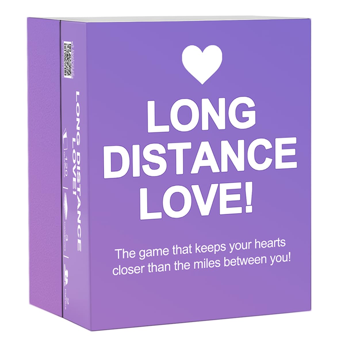 Long Distance Love – Long Distance Relationship Card Game for Couples, 150 Conversation Starter Cards for Video Calls & Virtual Date Night, Gift for Boyfriend or Girlfriend