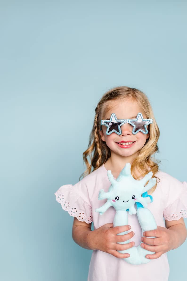 nerdbugs Neuron Plush – Funny Brain Cell Toy, Neuroscience & Psychology Gift, Mental Health Support, Neurology Decor, Brain Surgery Recovery Gift for Med Students, Adults & Teens