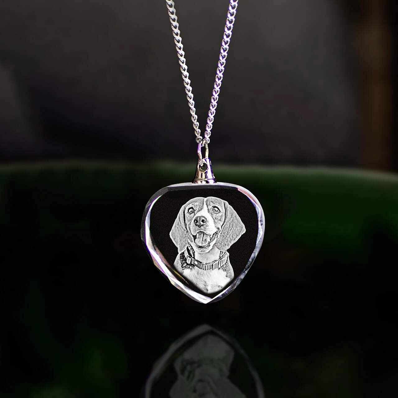 ArtPix 3D Crystal Photo, Personalized Necklace Gift, Customized Gifts for Mom, Women, Wife, Her