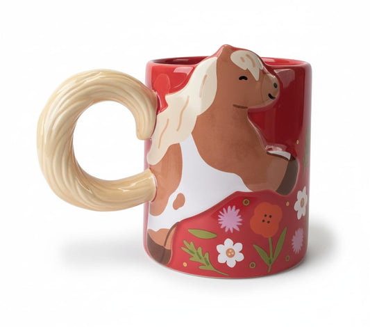 Starbucks Ceramic Mug 12 oz Year of the Horse Design | Festive Collectible Giftable Seasonal Coffee Cup