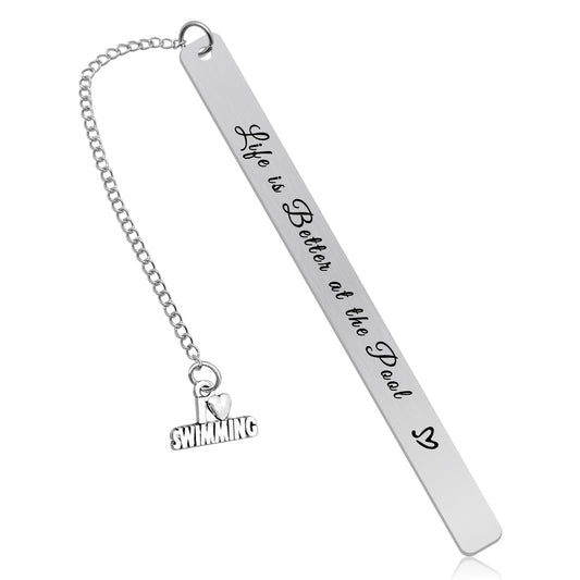 Swim Gifts for Women Bookmark Swimming Gift Pool Gifts for Women Swimmers Gift Swimming Gift for Swim Lover Swimming Coach Thank You Gift Swim Team Gift Swimmers Summer Gift Christmas Graduation Gift