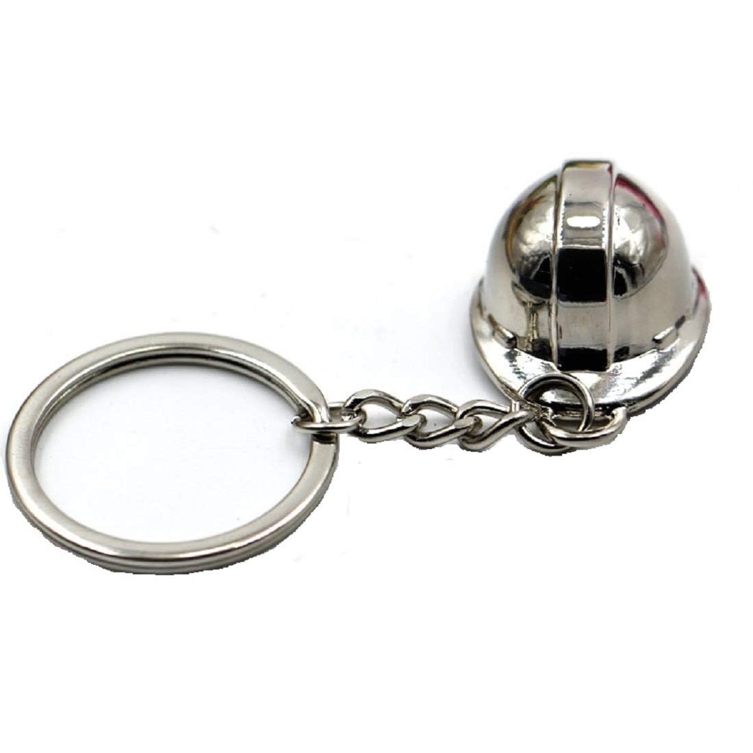 RDD 3D Metal Hard Hat Helmet Builder Construction Safety Hat Keychain Novelty