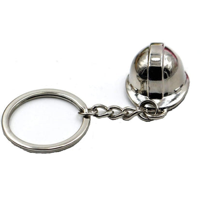 RDD 3D Metal Hard Hat Helmet Builder Construction Safety Hat Keychain Novelty