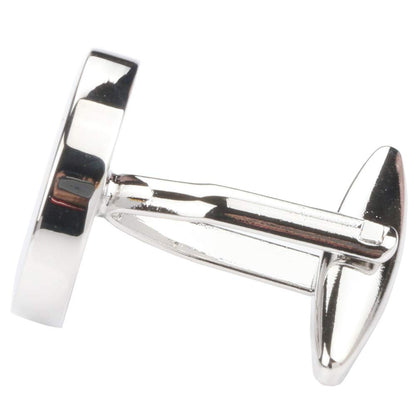 Mens Classic Stainless Steel Initial Cufflinks 26 Alphabet Initial Letter Cufflinks Business Wedding Shirts A-Z