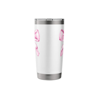 Coca-Cola Diet Coke With Cute Pink Ribbon Vintage Stainless Steel Insulated Tumbler
