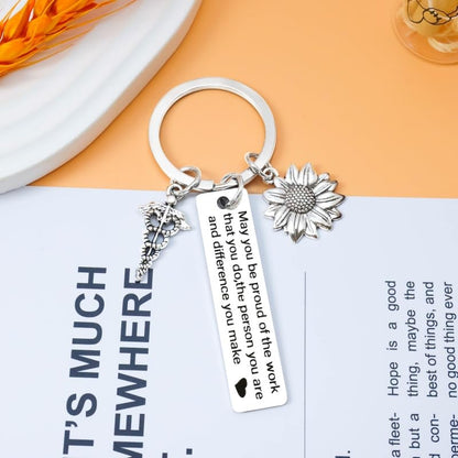 Med School Gifts Doctor Medical Students Gifts Keychain - Key Chains for Future New Doctors, Women Men Doctor's Gift, Md Med Student