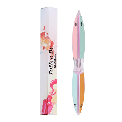 6 Sided Nail File and Nail Buffers, Multi-Functional Nail File for Shaping and Polishing, Gifts for Women, Stocking Stuffers, Nail Care Tool, All-in-One Shaping & Buffing