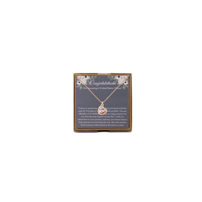 OKEYCH US Citizenship Gift Immigrant Citizenship Necklace New US Citizen Jewelry Naturalization Ceremony Gift (Immigrant Citizenship N 2.0)