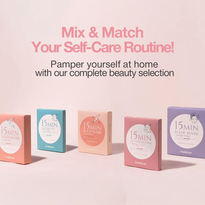 Naisture 15 Min Pamper Me Kit Korean Spa Skincare Gift Set for Women-Head to Toe with Hair, Face, Eye, Hand, & Foot Masks (7 pcs)