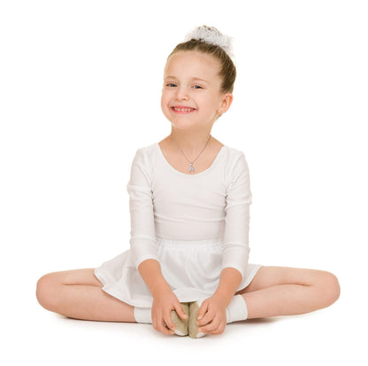 925 Sterling Silver Dance Recital Gifts for Girls Ballerina Necklace Jewelry Cubic Zirconia Ballet Slippers Shoes Necklace for Women Teen Little Girl & Dancer 18"