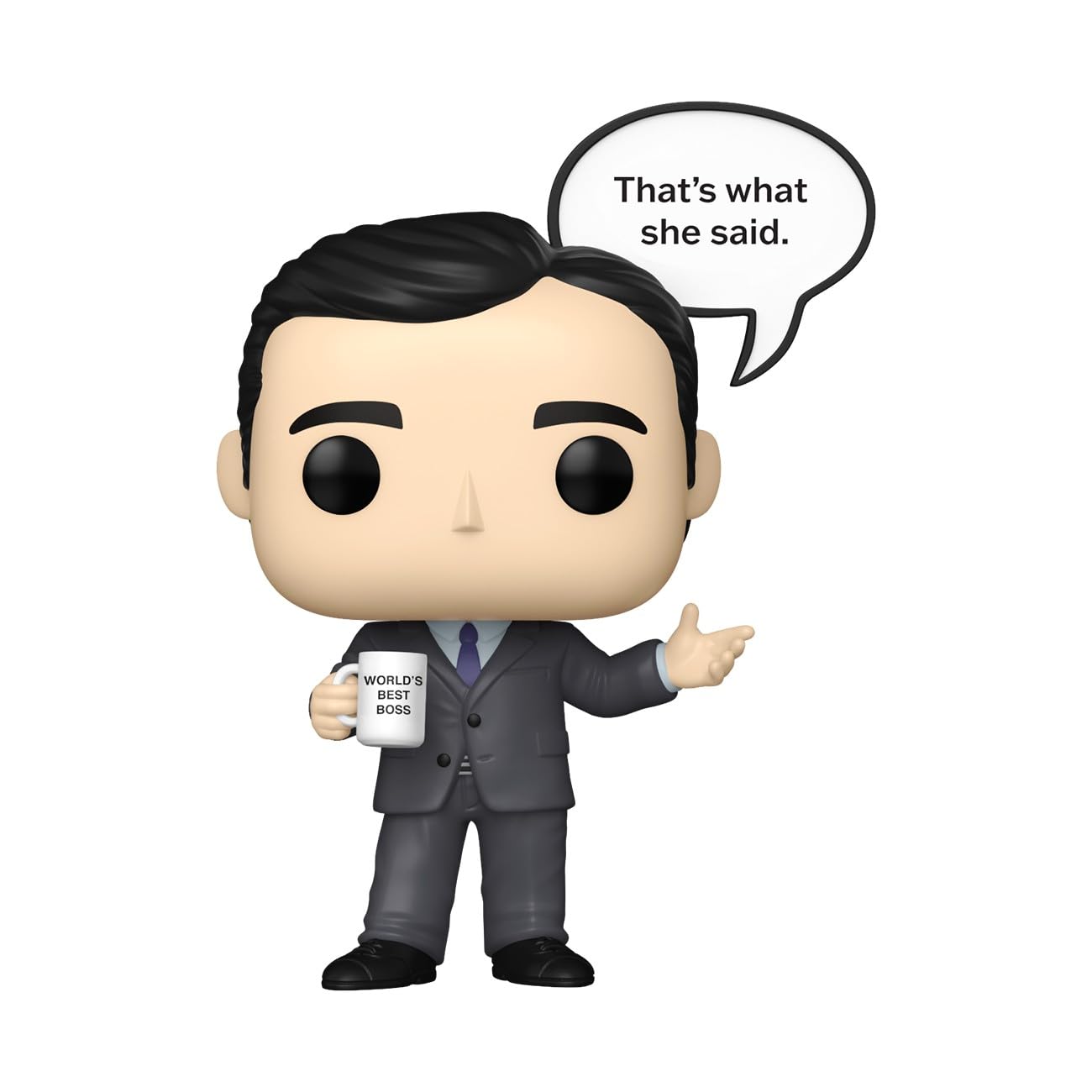 Funko Pop! Sayings: The Office - Michael Scott - Collectable Vinyl Figure - Gift Idea - Official Merchandise - Toys for Kids & Adults - TV Fans - Model Figure for Collectors and Display