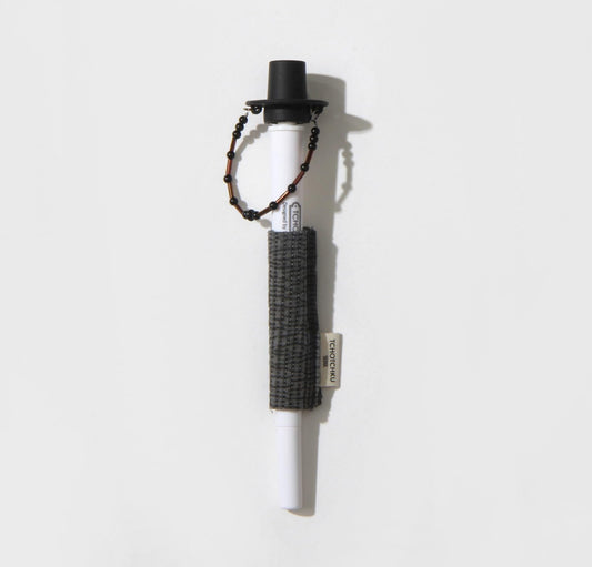 Handmade Korean Traditional Gat Hat & Hanbok Fabric Decorative Pen - Artisanal Stationery, Made in Korea, Unique Office Gift for K-Drama Fans and Cultural Collectors