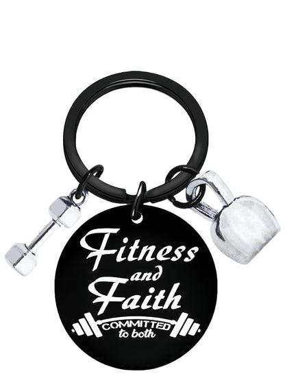Fitness Keychain Gym Lover Barbell Keychains Dumbbell keychain Weightlifting Keyring Gym Gifts for women and men Workout Gifts Bag Charm Backpack Charm mini backpack keychains barbell keychain