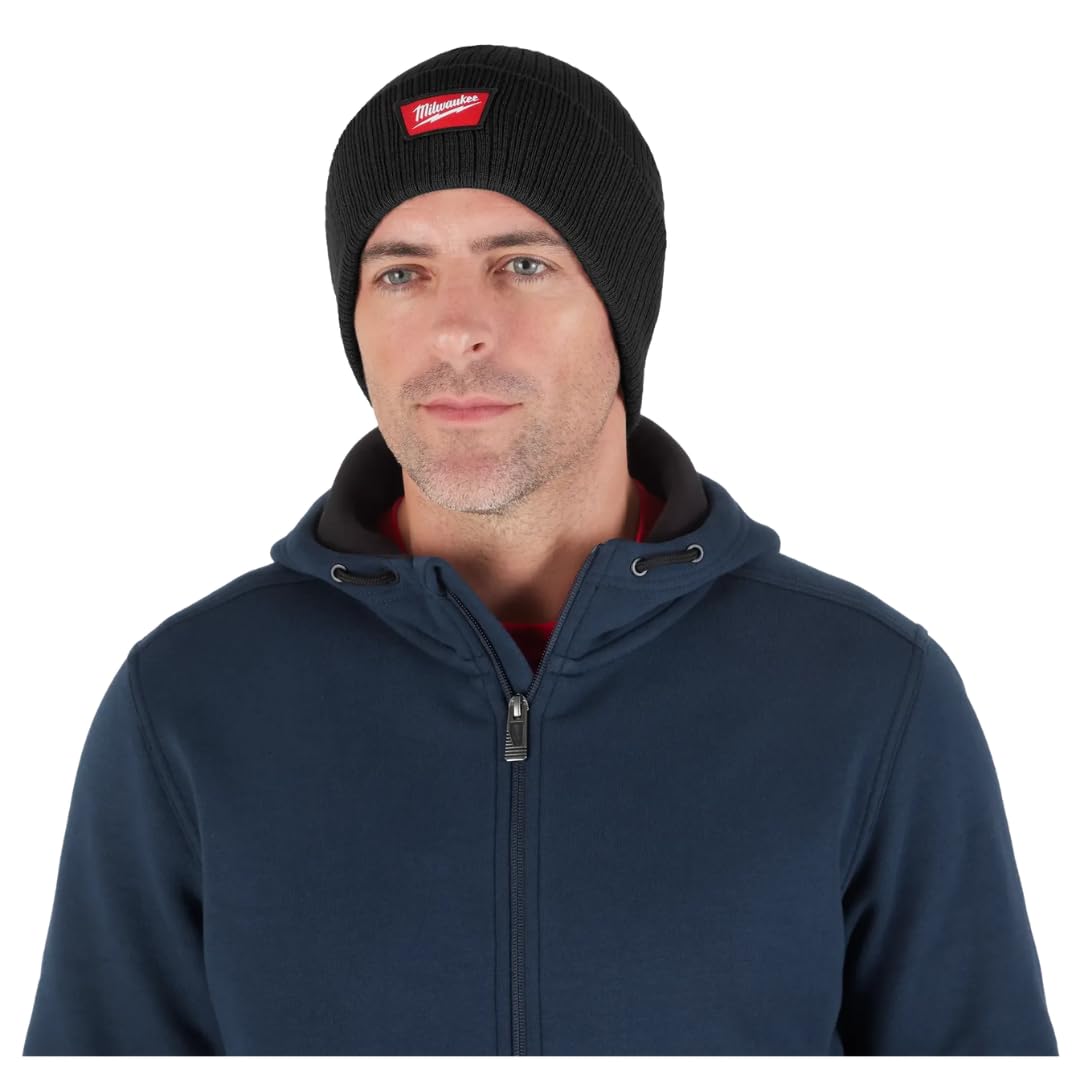 Milwaukee Electric - Rib-Knit Cuffed Beanie - Black