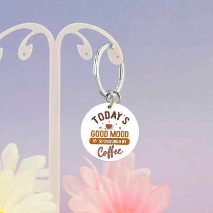 Klpoyu Coffee Lover Gifts for Women Men Coffee Keychain Accessories Coffees Gifts for Lovers Women Barista Gift Ideas Christmas Unique and Unusual Gift