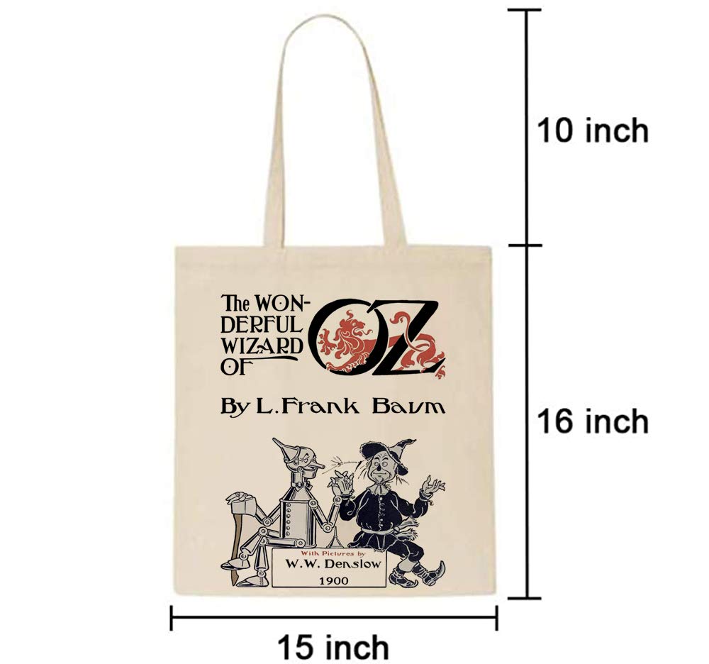Universal Zone Literary tote bag. Handbag with book design. Book Bag. Library bag. Market bag