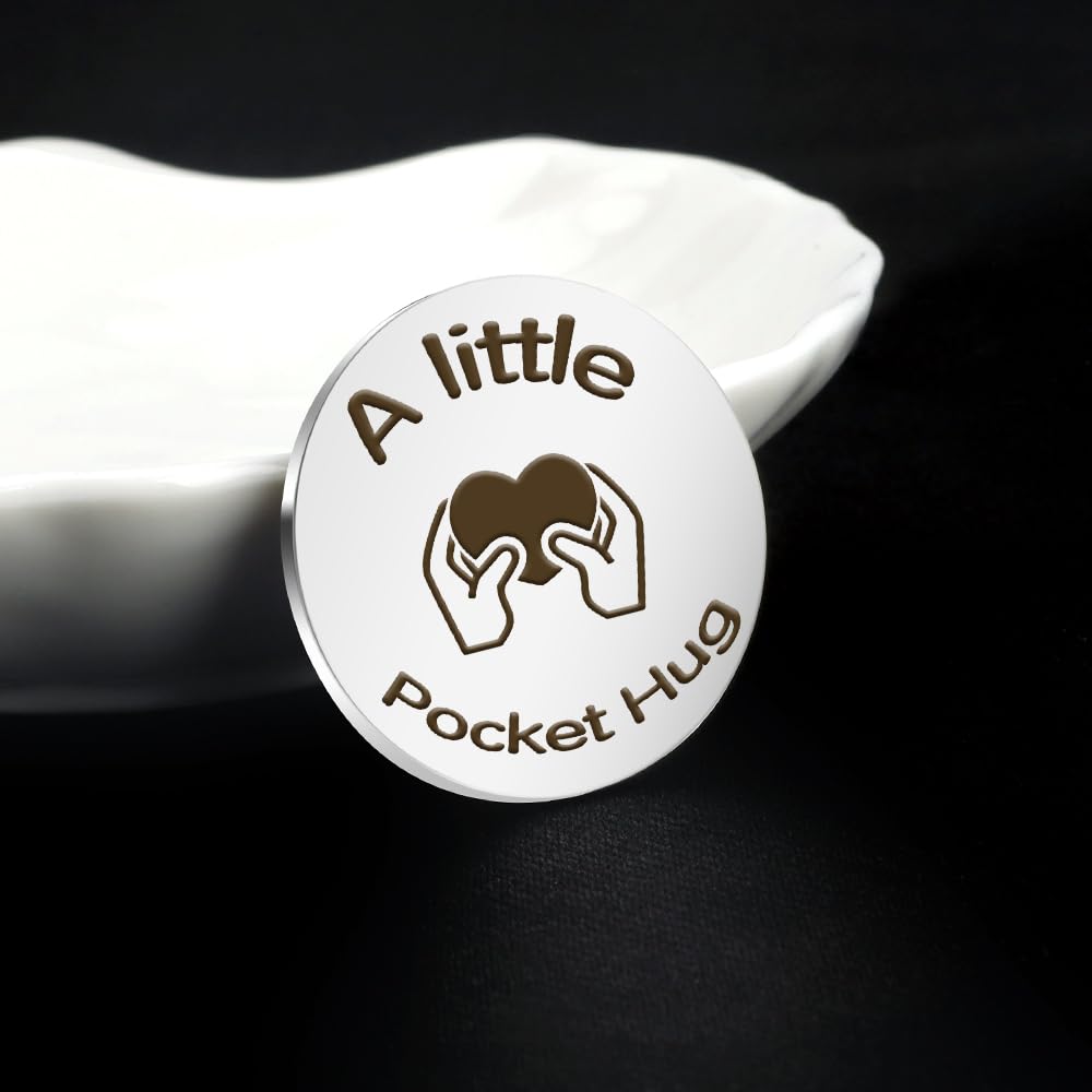 Pocket Hug Token Inspirational Gifts for Women Birthday Gifts for Men Graduation Gifts for Her Him Thank You Gifts