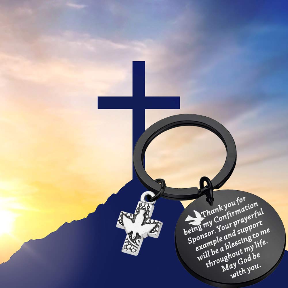 TGBJE Confirmation Sponsor Gift Christian Faith Gift Christmas Gift Catholic Confirmation Gift Godfather Gift Thank You Gift