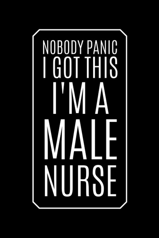 Male Nurse Gifts: Office Blank Lined Notebook Journal With Funny Quotes | Nurse Appreciation Gift