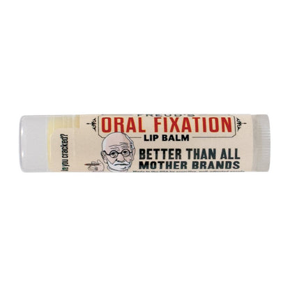 The Unemployed Philosophers Guild Sigmund Freud's Oral Fixation Lip Balm - Eucalyptus Mint Flavored, Cruelty-Free and Made in the USA from Natural and Imported Ingredients