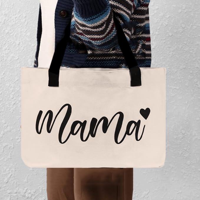 DHQH Best New Mom Gifts for Mom from Daughter Son,Gift Basket for Women Birthday Gifts for Mother-in-law Thanksgiving Presents with Candle box Tote Bag