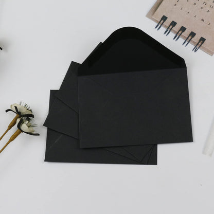 150 Packs of Gift Card Envelopes, Black Mini Envelopes, Gift Card Holder, Business Card Envelopes (4"x2.75") (black)