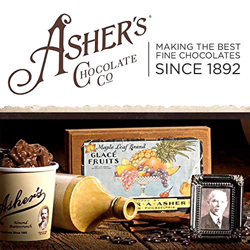 Asher's Chocolates, Chocolate Covered Pretzels Gift Basket, Holiday Assortment of Candy, Small Batches of Kosher Chocolate, Family Owned Since 1892, Improved Box Design (Milk & Dark)