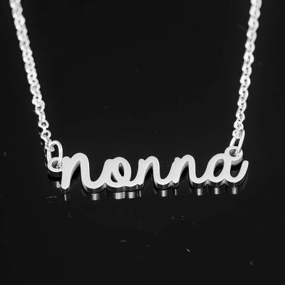 Gifts for Nonna Necklace Women from Grandkids Best Nonna Birthday Jewelry for Grandma Nonna Necklace