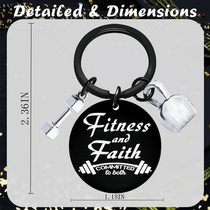 Fitness Keychain Gym Lover Barbell Keychains Dumbbell keychain Weightlifting Keyring Gym Gifts for women and men Workout Gifts Bag Charm Backpack Charm mini backpack keychains barbell keychain