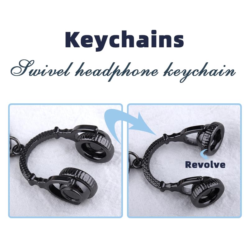 Music Lover Gifts for Women Men Music Note Keychain Gifts for Musician Singer Birthday Christmas Gifts for Women Men