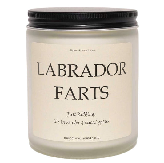 Labrador Retriever Gifts, Labrador Gifts for Women, Dog Mom Gift for Women - Lavender & Eucalyptus, Crafted by Natural Soy Wax & Natural Essential Oils, 7OZ