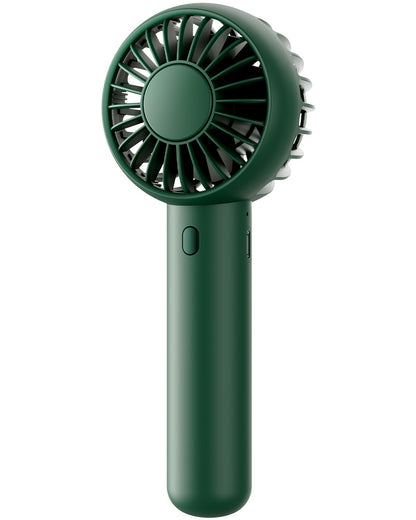 Gaiatop Mini Portable Fan, Navy Green, Cute Design, Rechargeable Battery, Handheld and Desktop, Small and Light