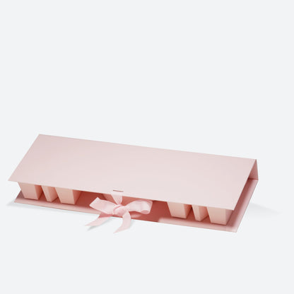 Geoto 17.3"x6"x2" Pink/Red/White Creative Mother's Day Gift Packaging Idea Fillable MOM Letter Shaped Gift Boxes(Pink)