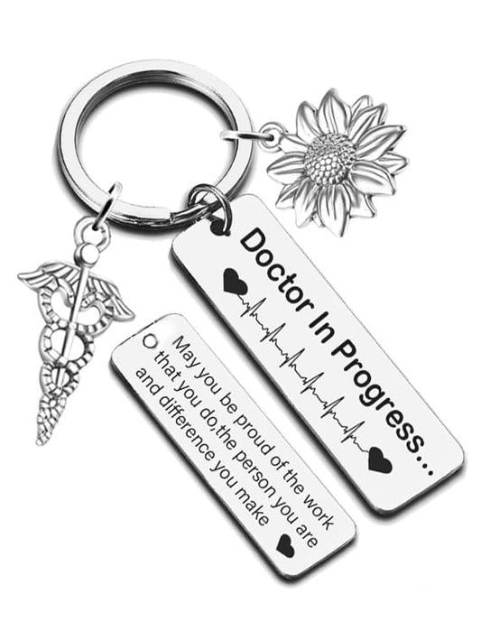 Med School Gifts Doctor Medical Students Gifts Keychain - Key Chains for Future New Doctors, Women Men Doctor's Gift, Md Med Student